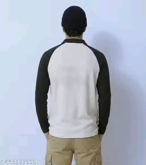 Men Polo Neck Full Sleeves Tshirt